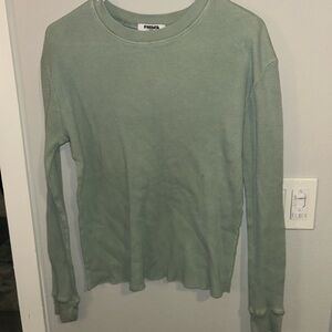 RSQ Light Green Crew Neck Long Sleeve